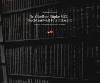 Giselher-Ruepke.de(Das ist die Webseite von Dr. Giselher Rüpke. Rechtsanwalt) Screenshot