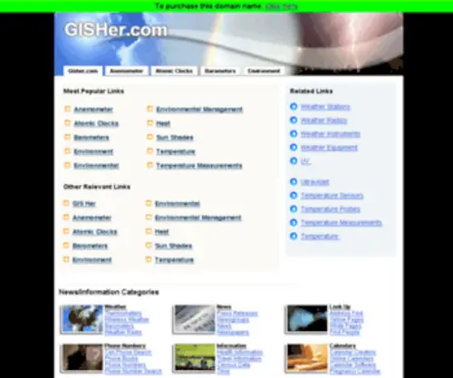 Gisher.com(The Leading GIS Her Site on the Net) Screenshot