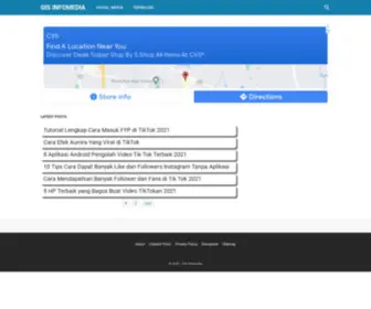 Gisinfomedia.com(GIS Infomedia) Screenshot