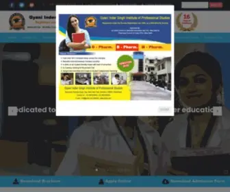 Gisips.com(Gyani Inder Singh Insititute of Professional Studies) Screenshot