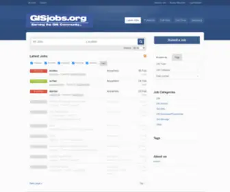 Gisjobs.org(GIS JOBS) Screenshot