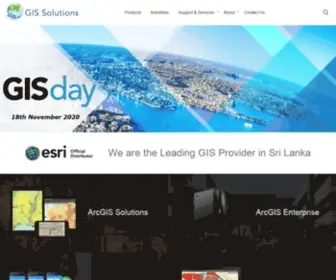 Gislk.com(GIS Solutions (Pvt) Ltd) Screenshot