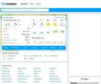 Gismeteo.com(Weather forecast for today) Screenshot