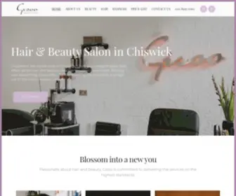 Gisoosalon.co.uk(Elegant beauty salon) Screenshot