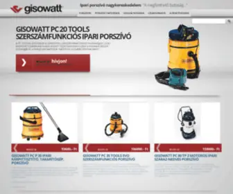 Gisowatt.hu(GISOWATT ipari porszívó kis) Screenshot