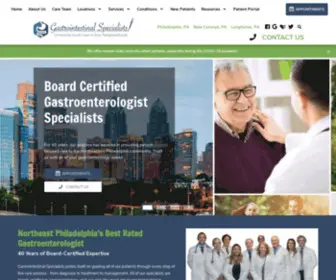 Gispecialists.com(Gastrointestinal Specialists) Screenshot