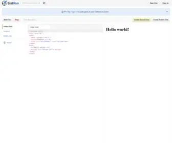 Gist.run(Gist) Screenshot