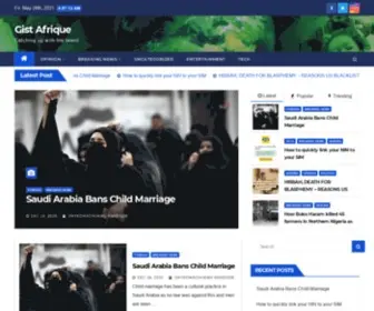 Gistafrique.com(Gist Afrique) Screenshot