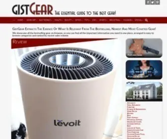 Gistgear.com(The essential guide to the best gear) Screenshot