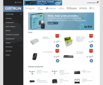 Gistron.com(Welkom bij Gistron) Screenshot
