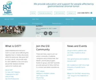 Gistsupport.org(GIST Support International) Screenshot
