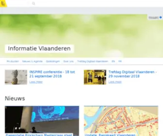 Gisvlaanderen.be(Digitaal Vlaanderen) Screenshot