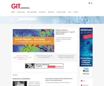 Git-Labor.de(Portal für Anwender in Wissenschaft und Industrie) Screenshot