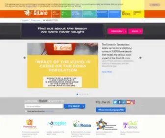 Gitanos.org(Fundación) Screenshot