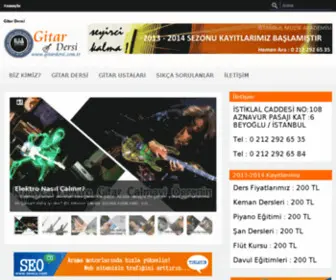 Gitardersi.com.tr(Gitar Dersi) Screenshot