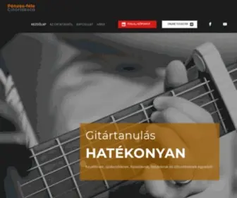 Gitariskola.hu(Pénzes) Screenshot