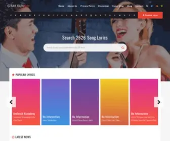 Gitarkunci.com(Kunci Gitar dan Lirik Lagu Terbaru) Screenshot
