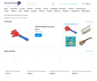Gitarownia.pl(Sklep muzyczny gitary i akcesoria) Screenshot
