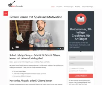 Gitarre-Lernen.de(Gitarre Lernen) Screenshot