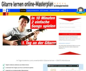 Gitarrelernenonline-Masterplan.de(Gitarre Lernen Online) Screenshot