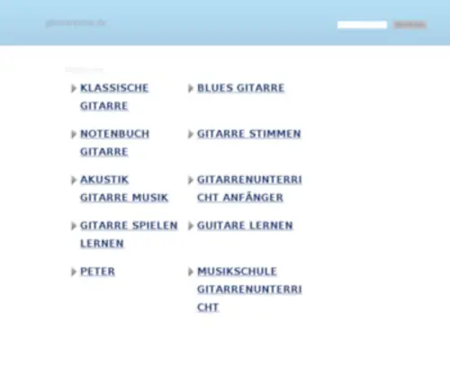 Gitarrenpeter.de(Gitarrenunterricht Aachen) Screenshot