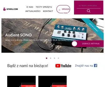 Gitaruj.com(Najbardziej gitarowy portal w polskim Internecie! Recenzje sprzętu) Screenshot