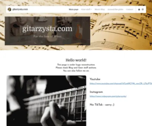 Gitarzysta.com(Siwczak) Screenshot