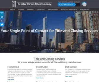 Gitc.com(Greater Illinois Title Company) Screenshot