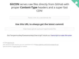 GitCDN.xyz(A powerful CDN for Github files) Screenshot