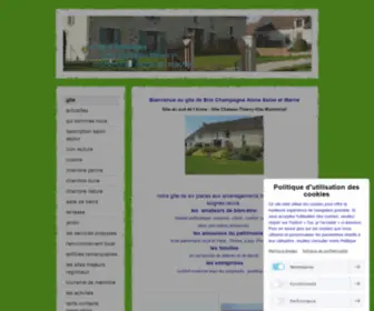 Gite-Brie-Champagne.com(Gite aisne) Screenshot