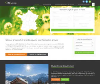 Gitedegroupe.fr(Gite de groupe) Screenshot