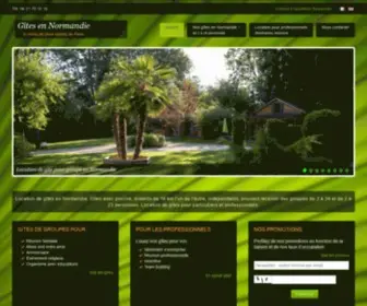 Gitenormandie.com(Gîte en Normandie) Screenshot