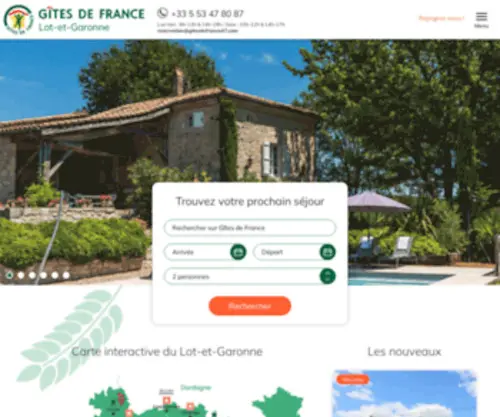 Gites-DE-France-47.com(Gîtes) Screenshot