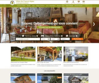 Gites-DE-France-Alpes.com(Gites de France des Alpes) Screenshot