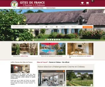 Gites-DE-France-Charme.com(Location de vacances) Screenshot