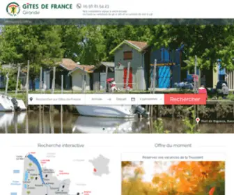 Gites-DE-France-Gironde.com(Locations vacances) Screenshot