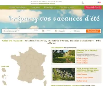 Gites-DE-France.fr(Location de vacances) Screenshot