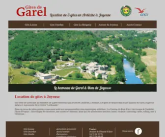 Gites-Degarel.com(Location de gites à Joyeuse) Screenshot