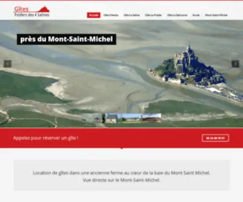 Gites-Mont-Saint-Michel.com(Gites Mont Saint Michel) Screenshot