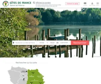 Gites-Seine-ET-Marne.com(Gîtes de France Seine et Marne) Screenshot