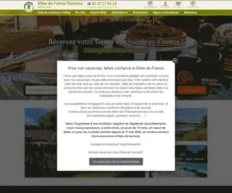 Gites-Touraine.com(Gîtes de France Touraine : location de gîtes en Indre et Loire (37)) Screenshot