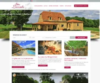 Giteslacombe-Perigord.com(Gîtes lacombe) Screenshot