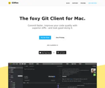 Gitfox.app(The foxy Git Client for Mac) Screenshot