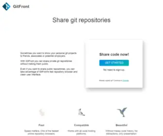 Gitfront.io(Some of the most interesting software) Screenshot