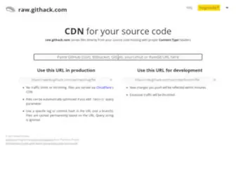 Githack.com(Githack) Screenshot