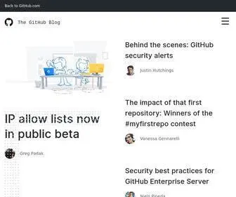Github.blog(The GitHub Blog) Screenshot