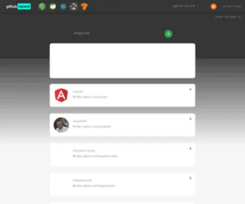 Githubrecord.com(Github record) Screenshot