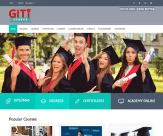 Giti-EDU.ch(Geneva Information Technology Institute) Screenshot