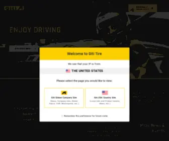 Giti.com(全球领先的轮胎制造商佳通) Screenshot