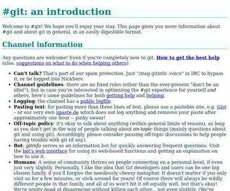 Gitirc.eu(An introduction) Screenshot